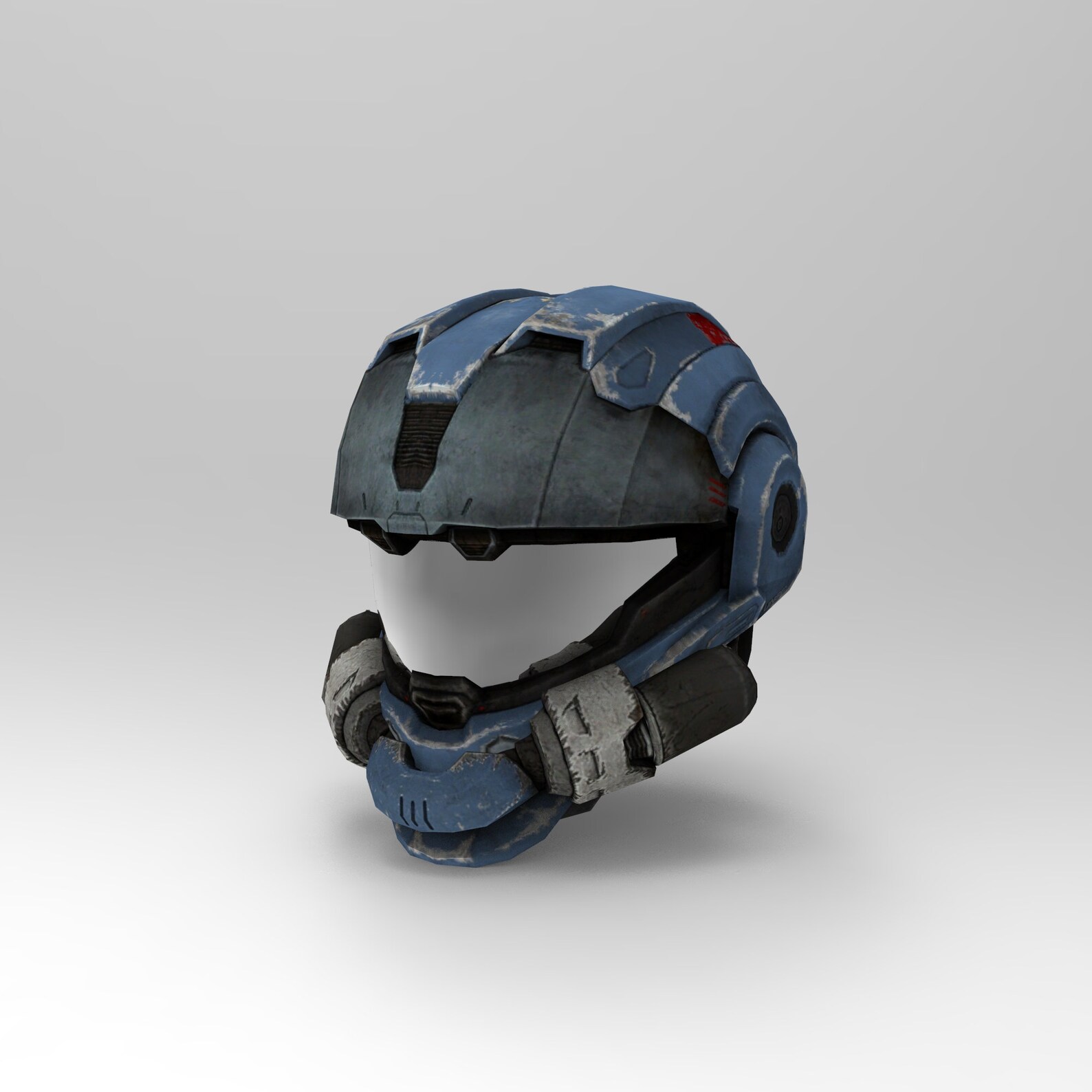 CQC Halo Reach Spartan Helmet Wearable Template for Paper and Etsy