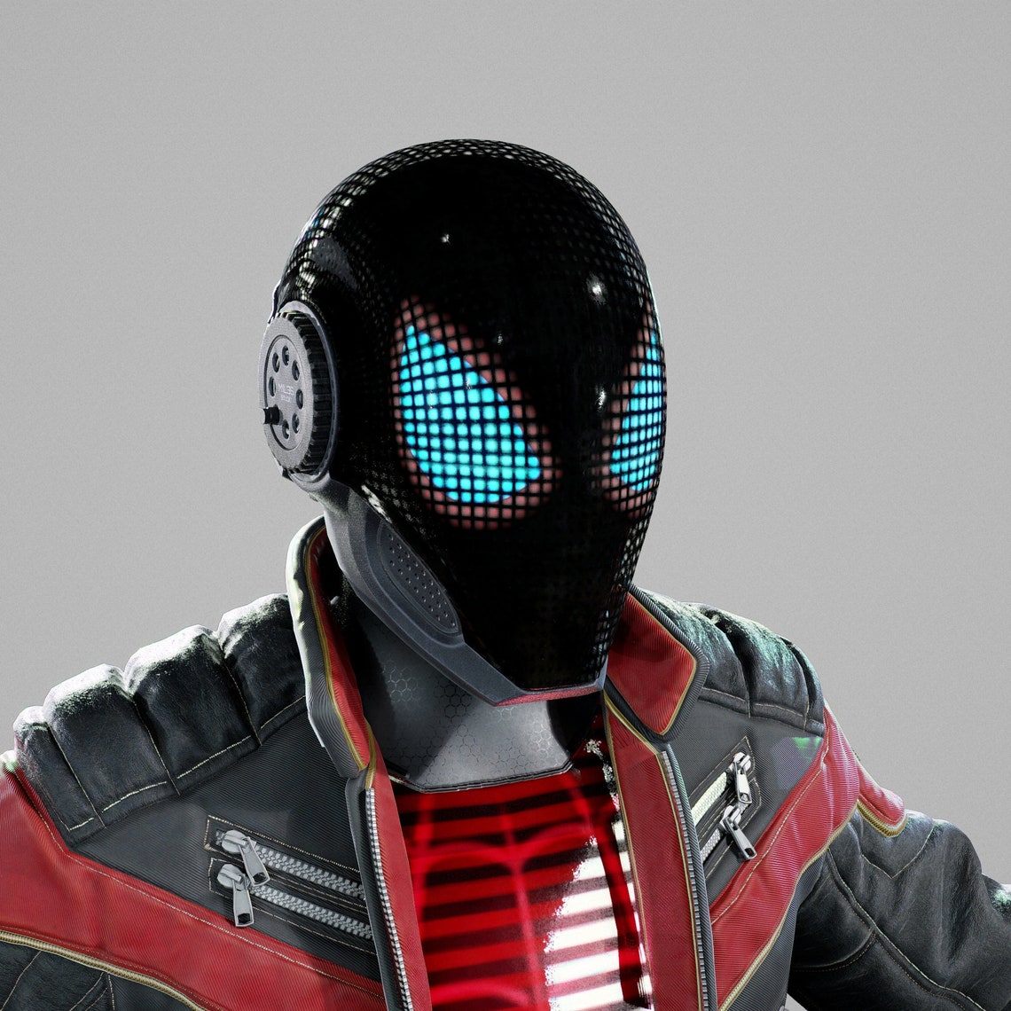 Spider Man Miles Morales Helmet Mask 2020 for EVA Foam Etsy