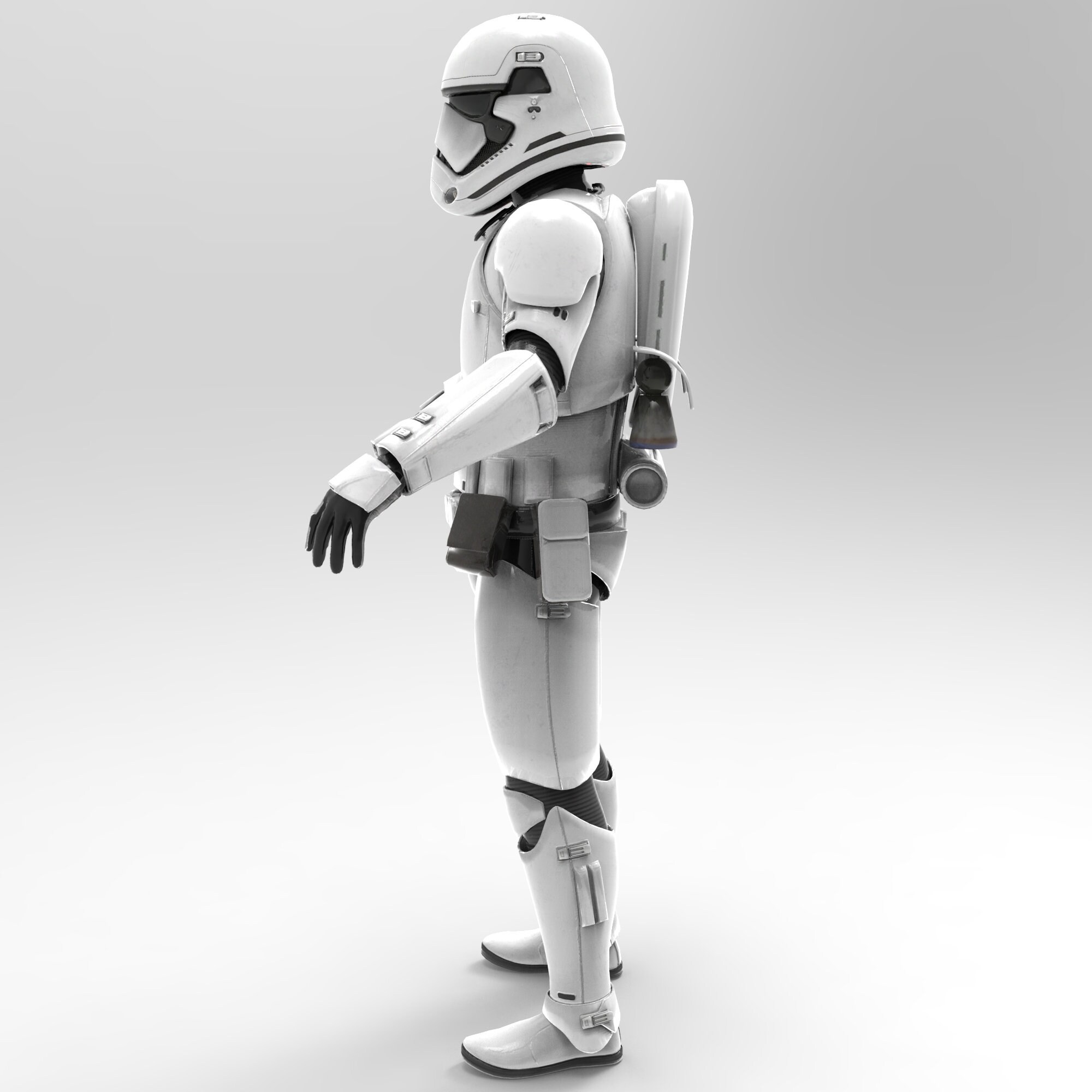 first order stormtrooper foam template
