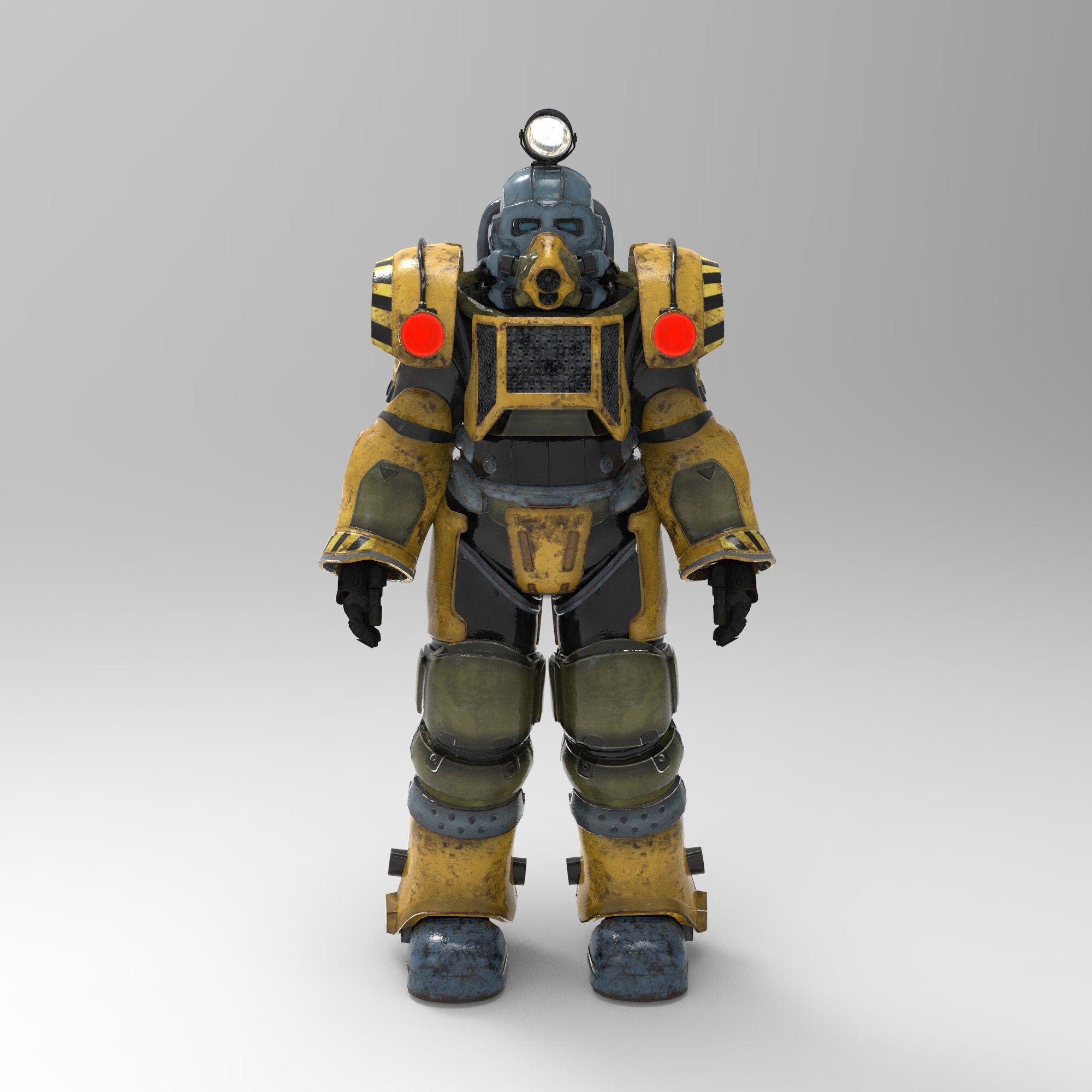 Fallout F76 Excavator Wearable Power Armor Templates for EVA Etsy
