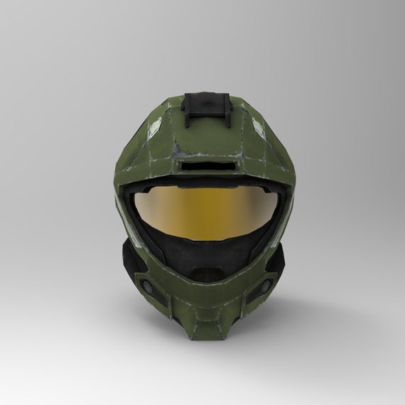 Visual Arts EVA Halo Reach Spartan Helmet Wearable Template for Paper