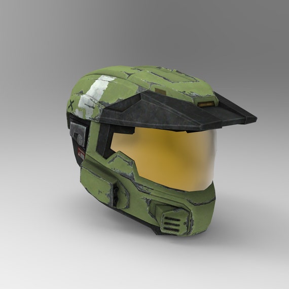 video game Halo Mark V helmet inspired by HALO