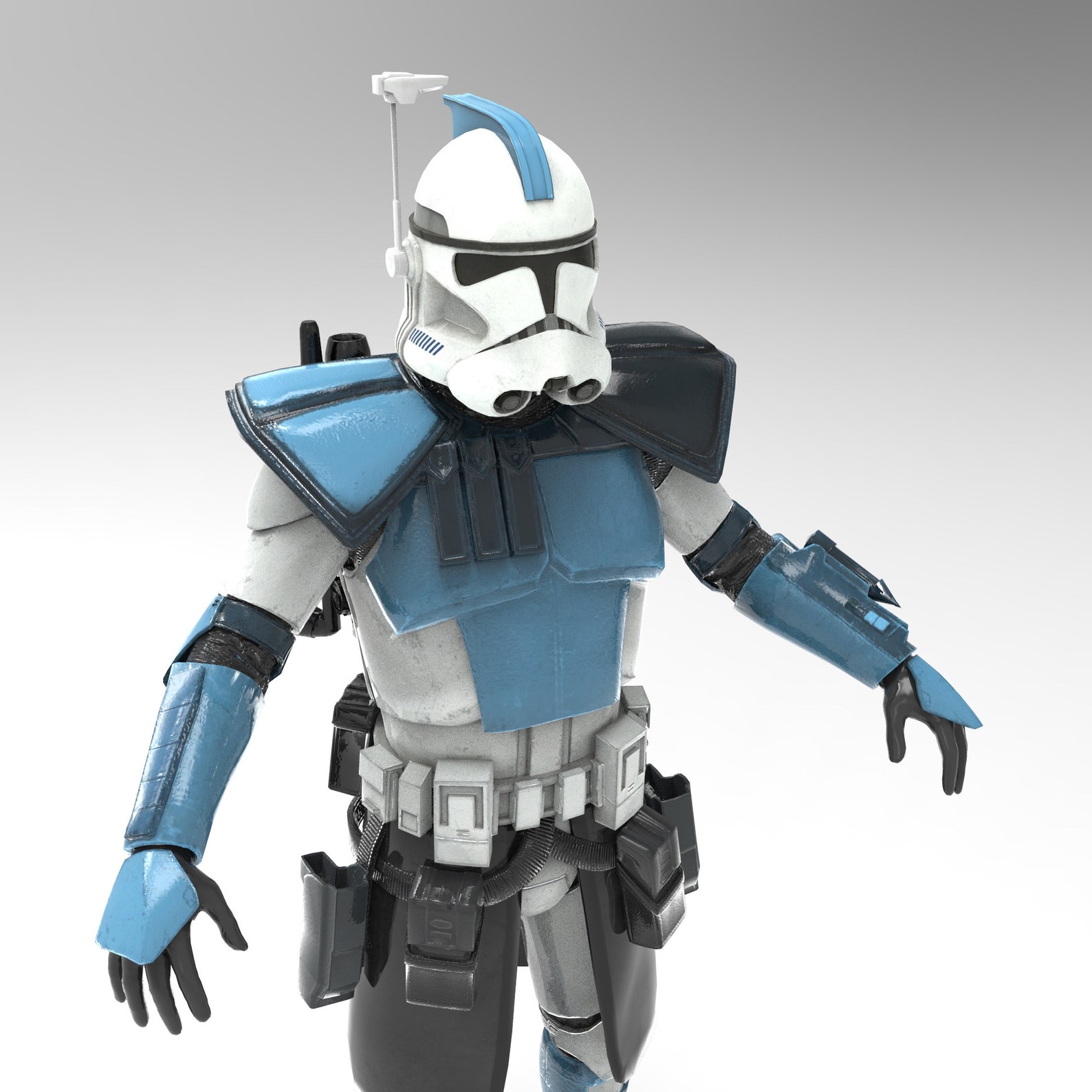 Clone Wars Arc Trooper Fives Wearable Armor Template for EVA | Etsy