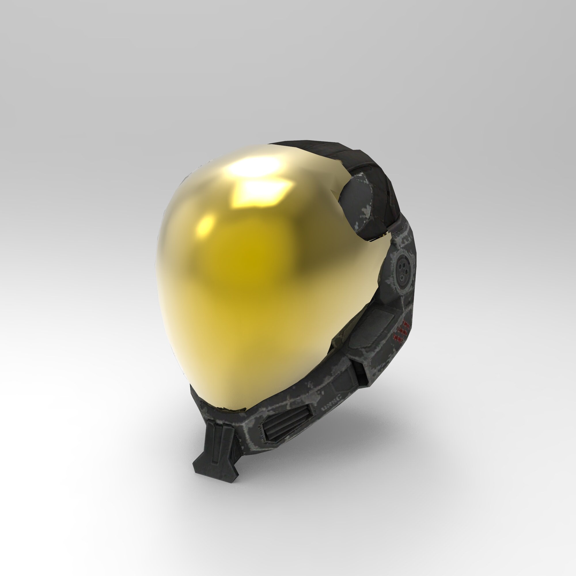 EVA Halo Reach Spartan Helmet Wearable Template for Paper and Etsy