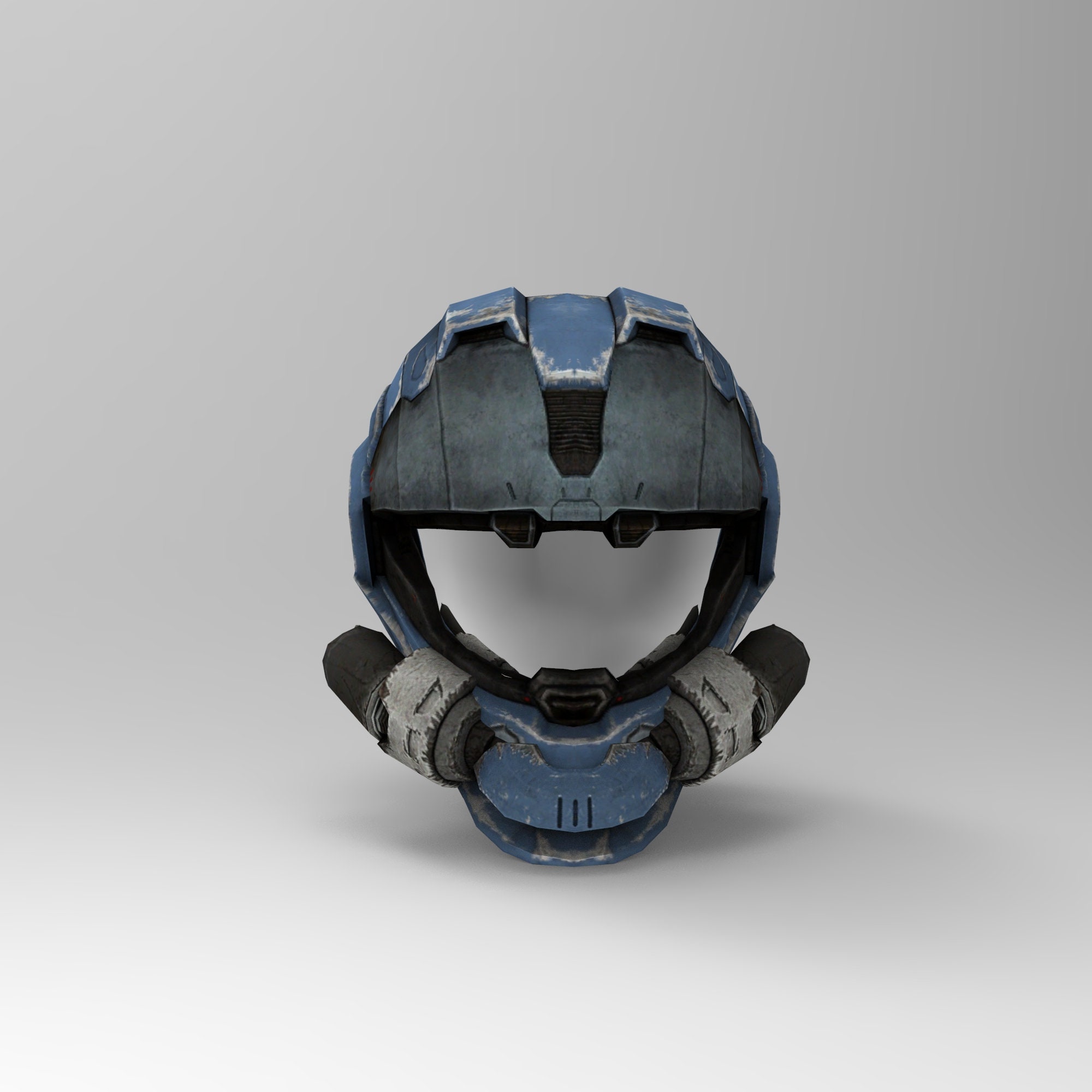 Visual Arts EVA Halo Reach Spartan Helmet Wearable Template for Paper ...