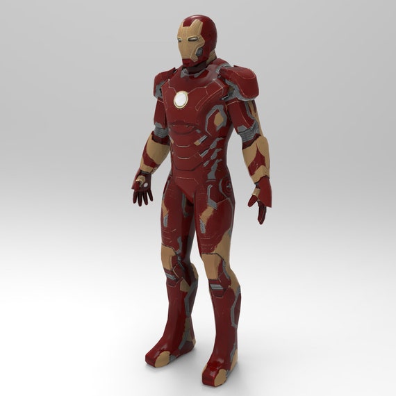 Iron Man Mark 43 Xxxxiii Wearable Armor For Eva Foam Etsy