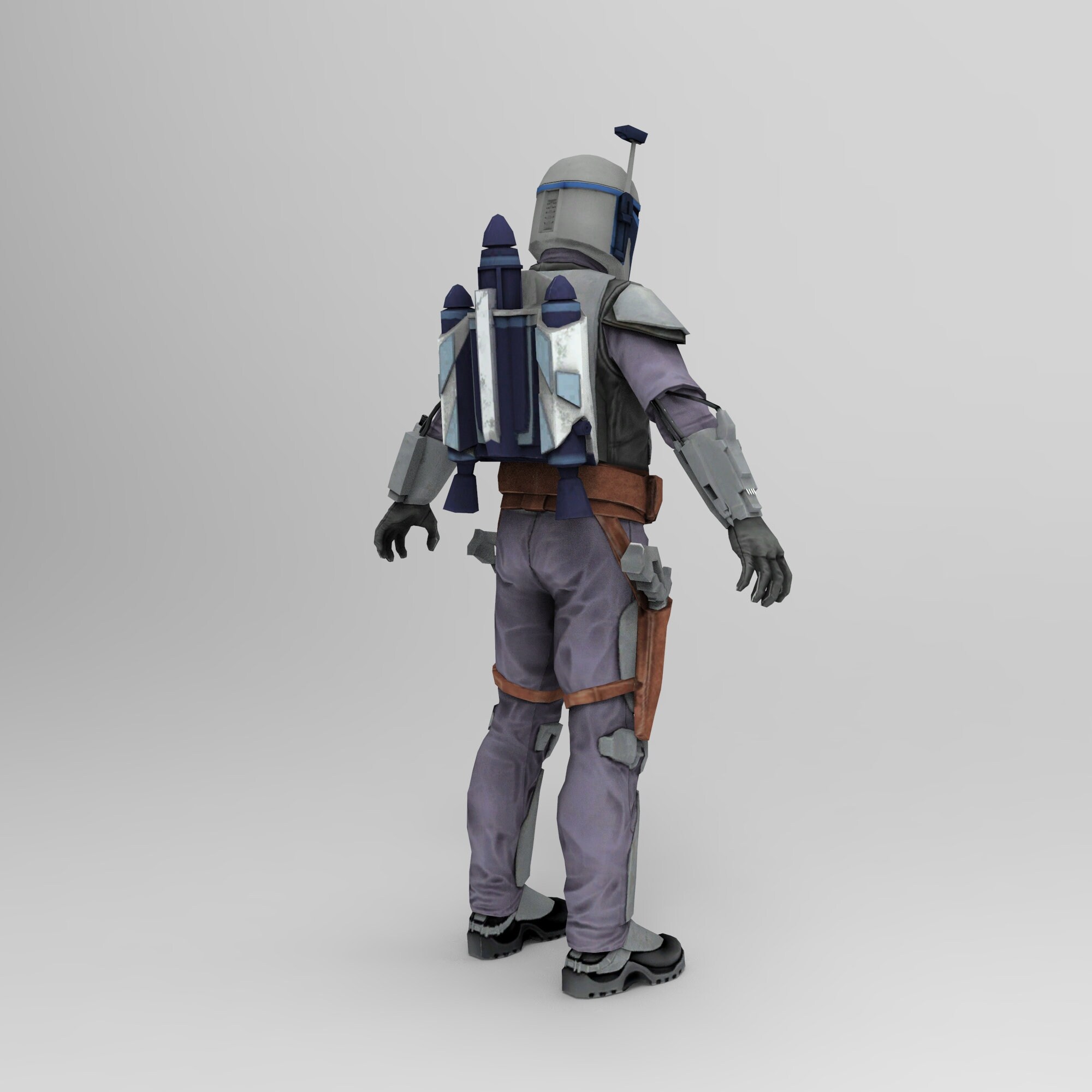 Jango Fett Wearable Armor with Jetpack for EVA Foam Etsy