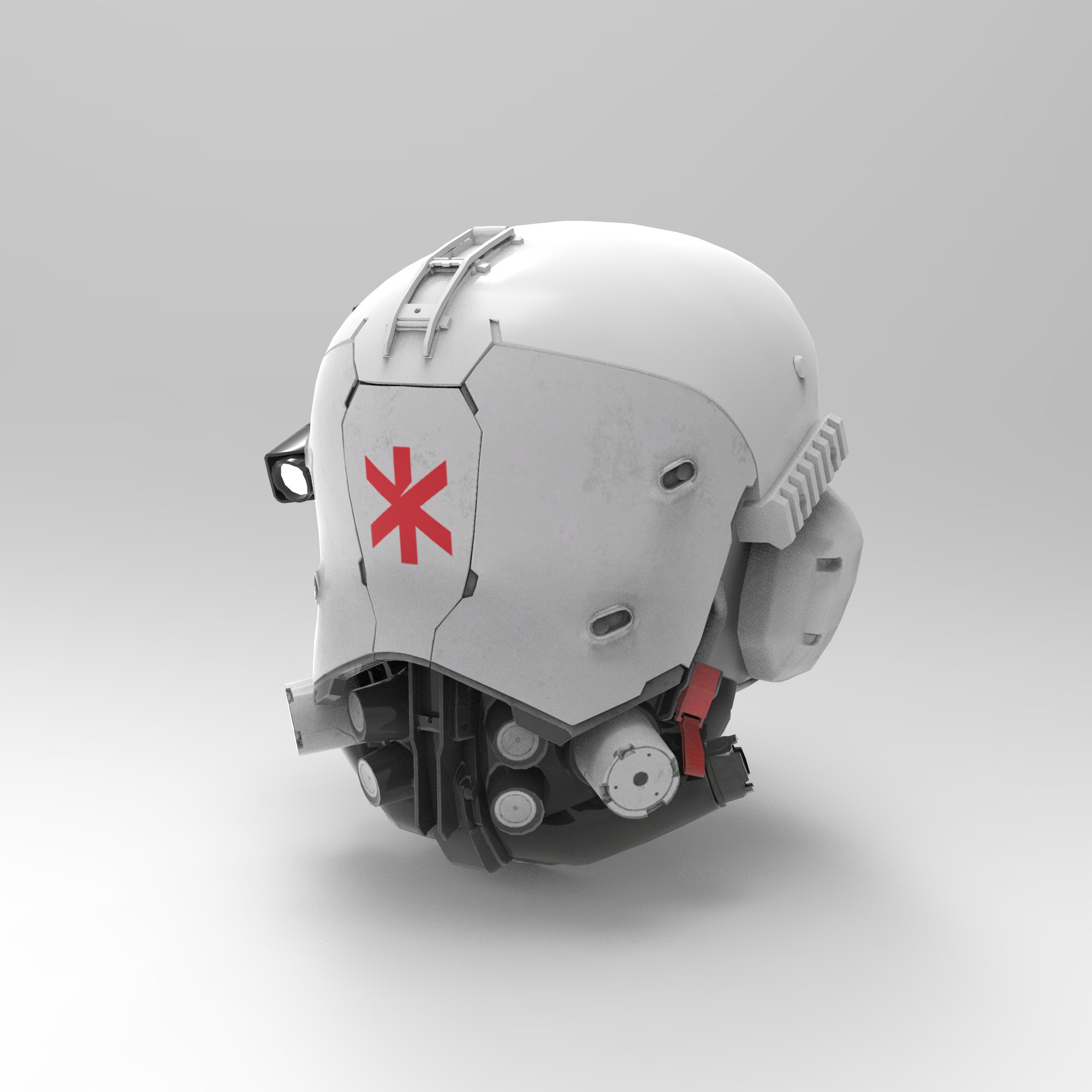 Cyberpunk 2077 Trauma Team Helmet Combat Squad Wearable Helmet Etsy