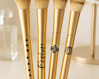 DWWBTW Custom Makeup Brushes – Personalized with Your Design, Colors, and Patterns | Unique, High-Quality Brushes for Beauty Lovers
