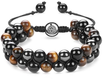 【新品未使用】MICA Healing Bracelet 純チタン製 Turquoise Synthetic Stone Brass Bangle Bracelet Gorgeous