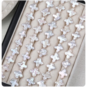 12x12mm Freshwater Star Pearl Beads,DIY Baroque Pearl for Necklace Bracelet Jewelry,Fresh Water Pentagram Pearl Strand,Gifts for Wedding