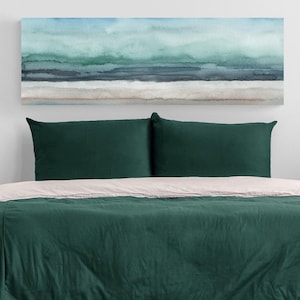 Beach Lake House Decor Long Narrow Horizontal Wall Art, Living Room Wall Decor Over the Couch, Bedroom Above the Bed Room House Home Decor