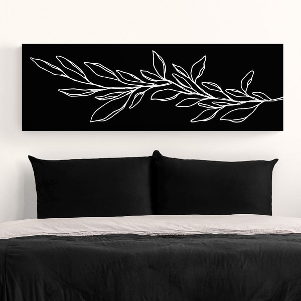 Narrow Horizontal Wall Decor Metal Etsy