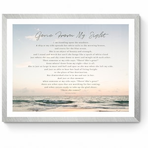 Druckbare Kunst, gegangen aus meiner Sicht, Zitat, Trauer, Sympathie, Geschenk Verlust des Vaters, sofortiger Download, Gedenkstätte Andenken