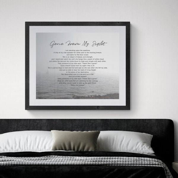 Gone From My Sight Printable Etsy