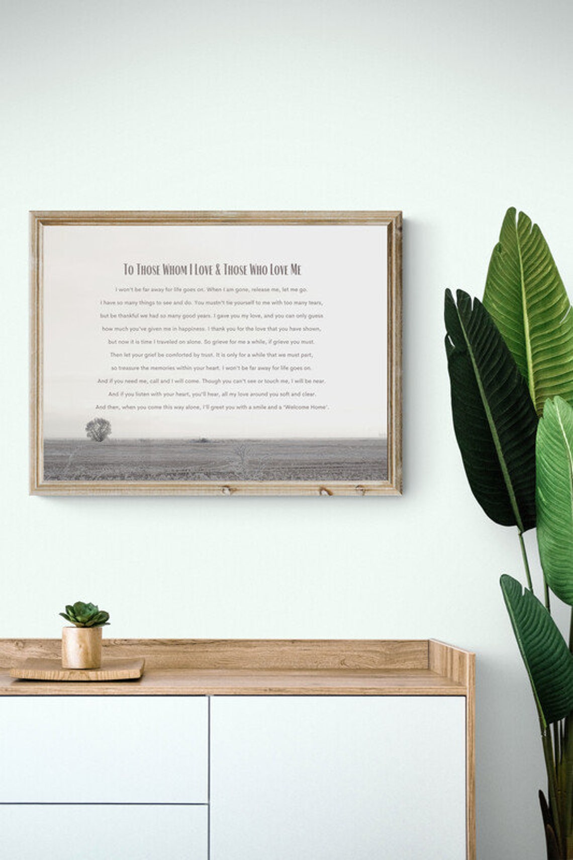 To Those Whom I Love and Those Who Love Me Printable Art | Etsy