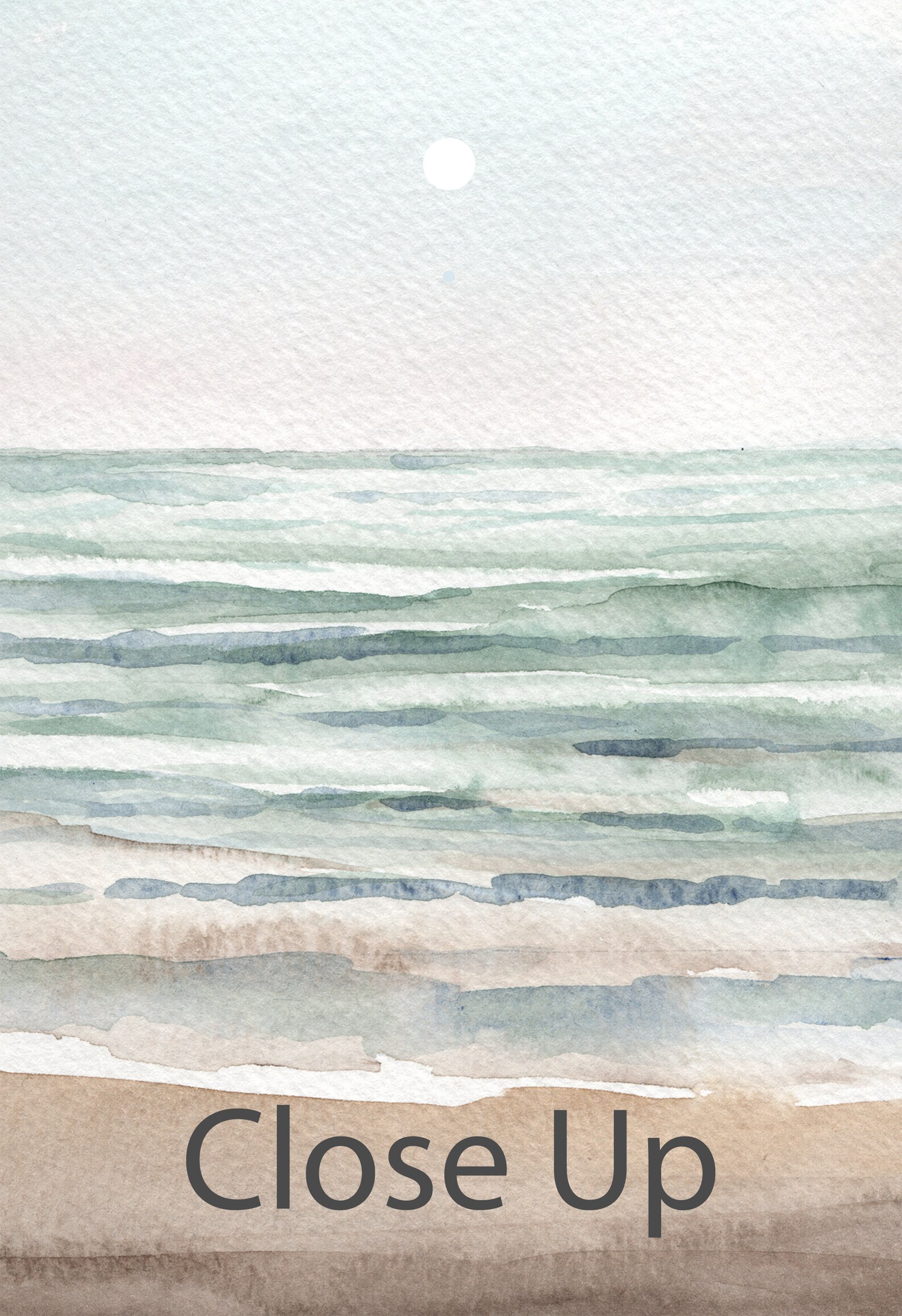 Long Narrow Vertical Beach Wall Art Canvas Lake House Wall Etsy