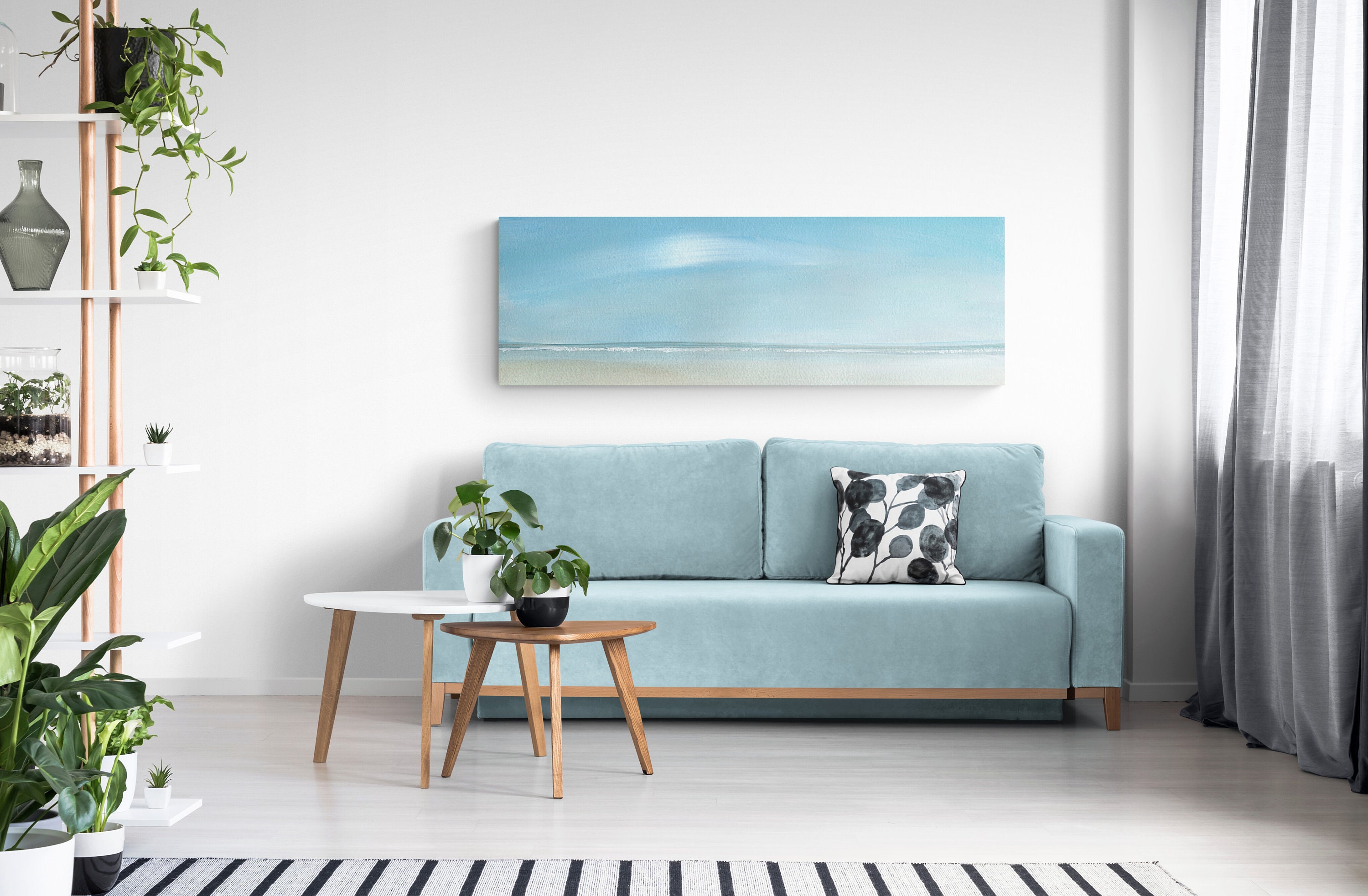 Beach House Decor Horizontal Wall Art Above Bed Decor Beach Etsy