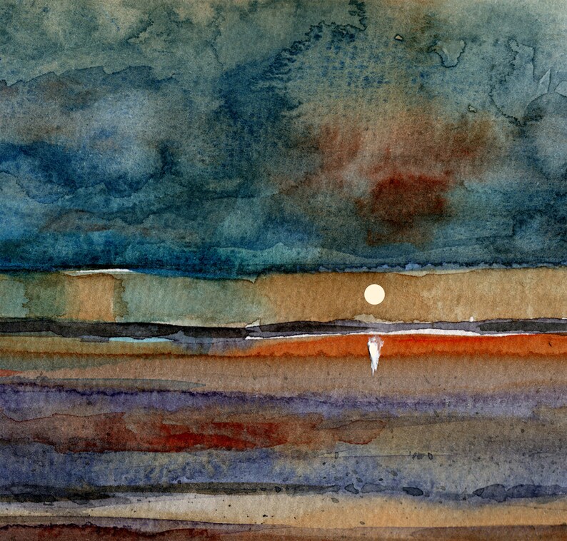 Beach Wall Art Long Narrow Wide Horizontal Orientation Etsy