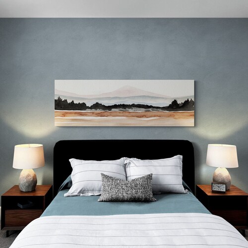 Large Vintage Landscape Painting Canvas Wall Art Prints Etsy