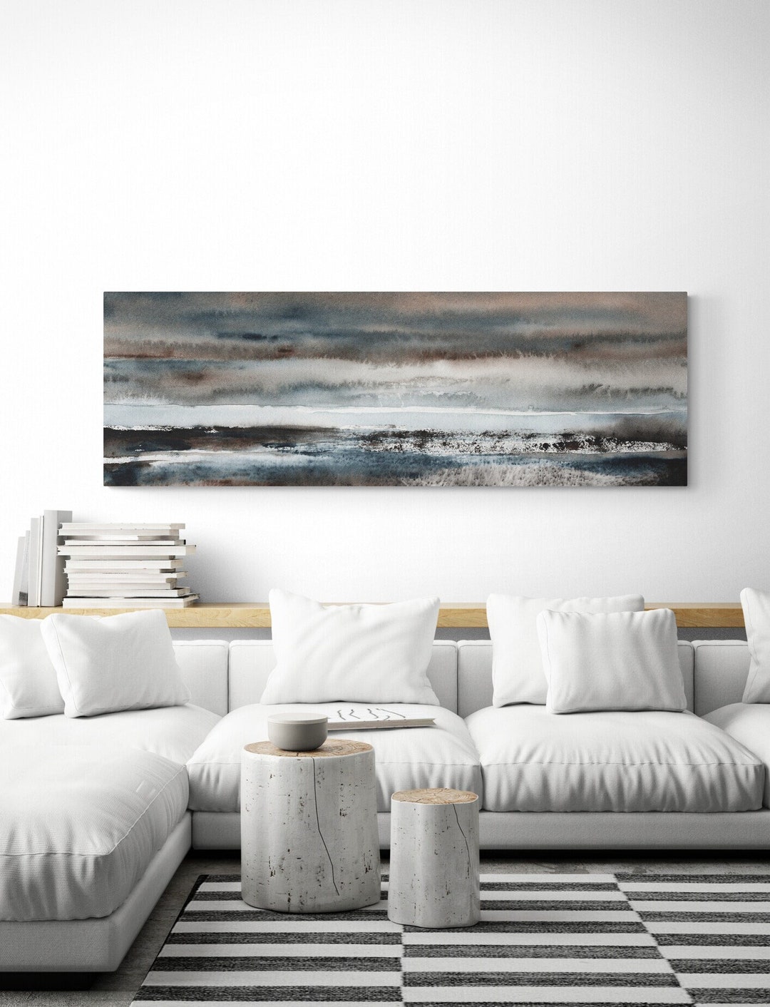 Large Wall Art Oversize Horizontal Long Narrow Canvas Wall Art Print