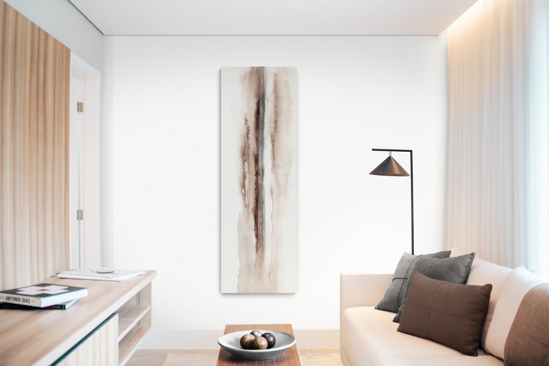 Large Artwork for Wall Tall Vertical Long Narrow Canvas Wall Hanging