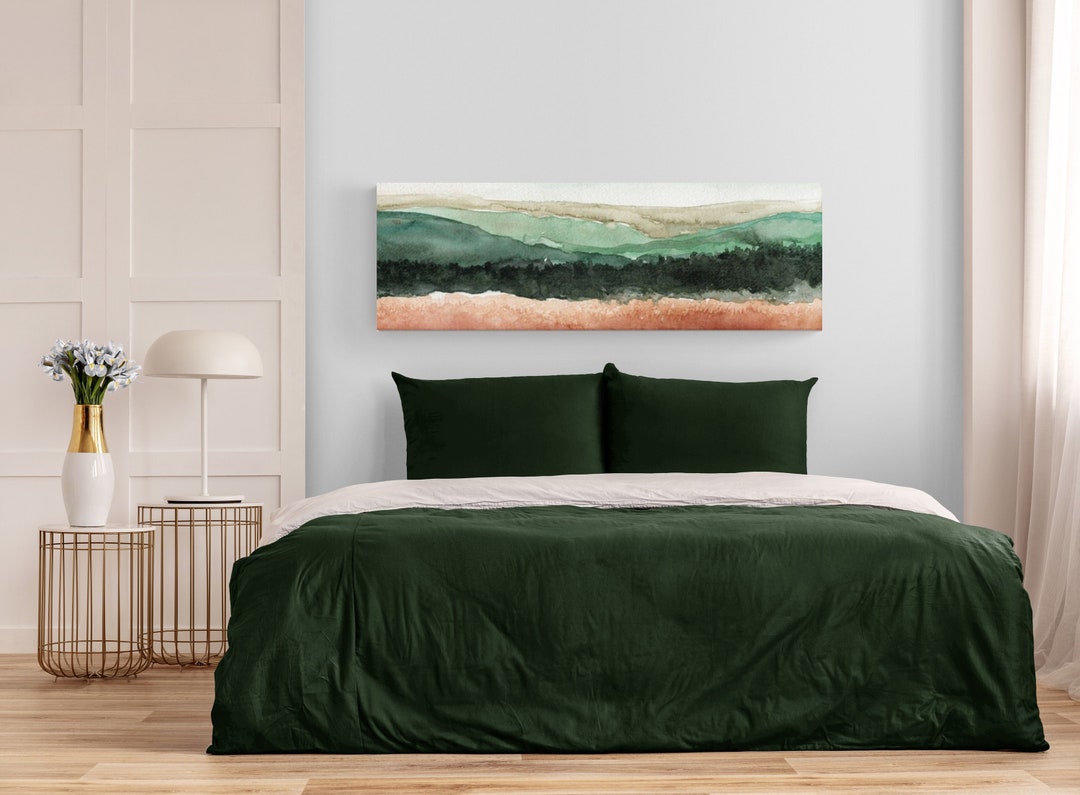 Panoramic Horizontal Long Narrow Canvas Print Wall Art, Panoramic