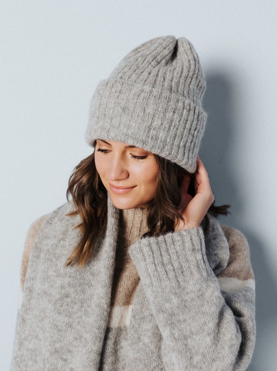 Mujer Accesorios de Sombreros y gorros de Rayado ni sombrero Samsøe & Samsøe de Lana de color Neutro
