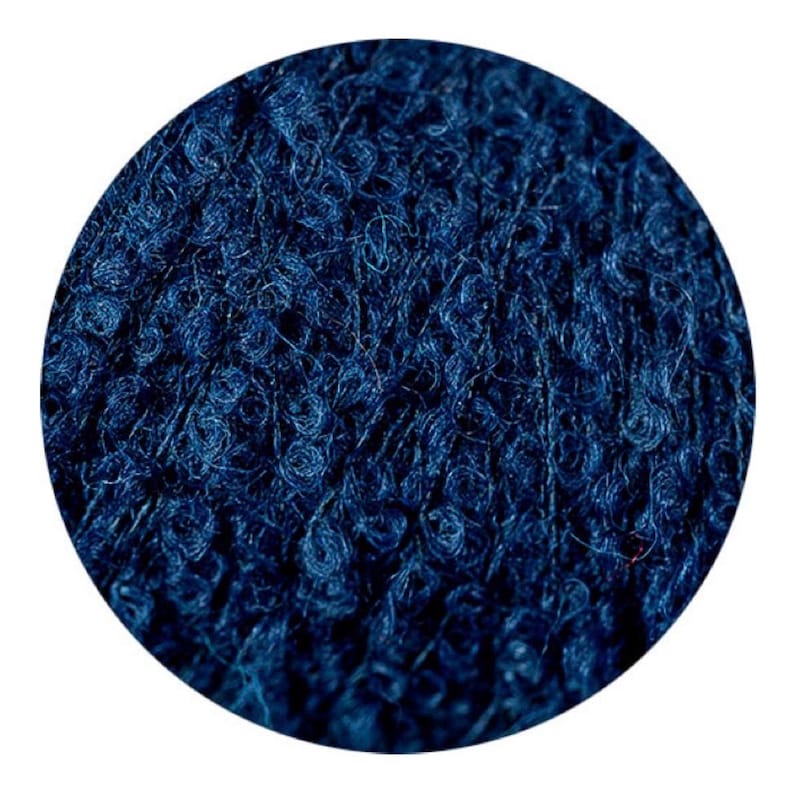 May include: Close-up of a deep blue fabric with a fuzzy texture.