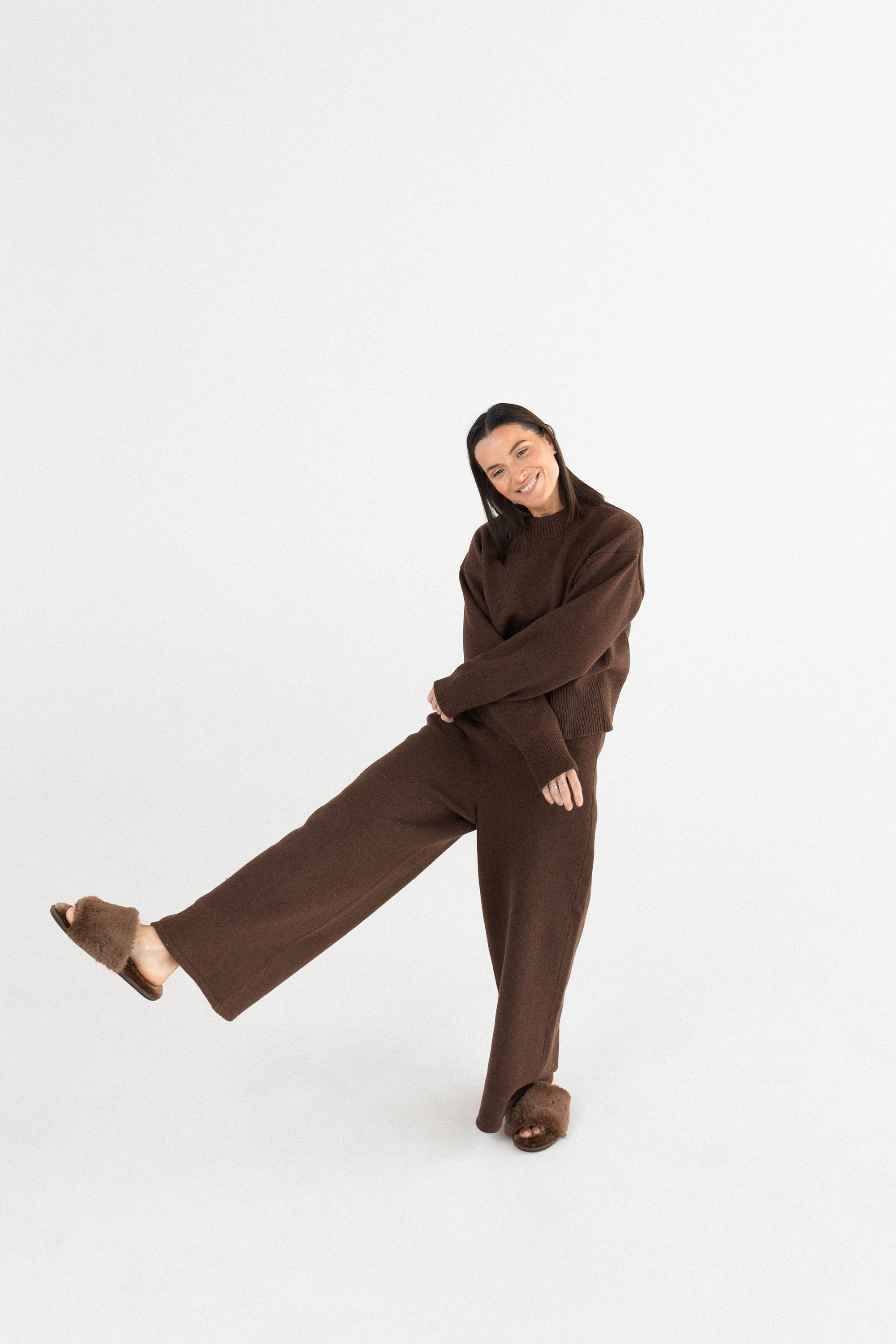 Sweater and Pants Set / Knit Set Women 