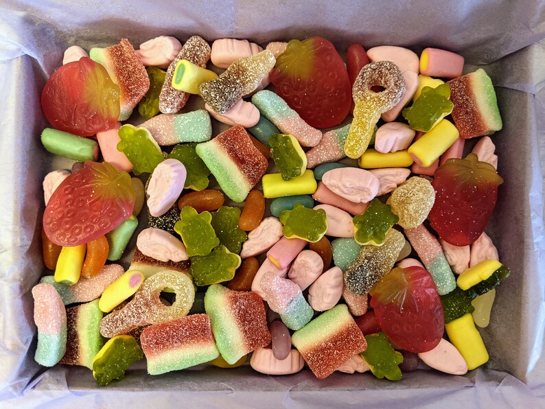 Pick N Mix Sweet Box 400G Choose your own High Quality Fresh Etsy