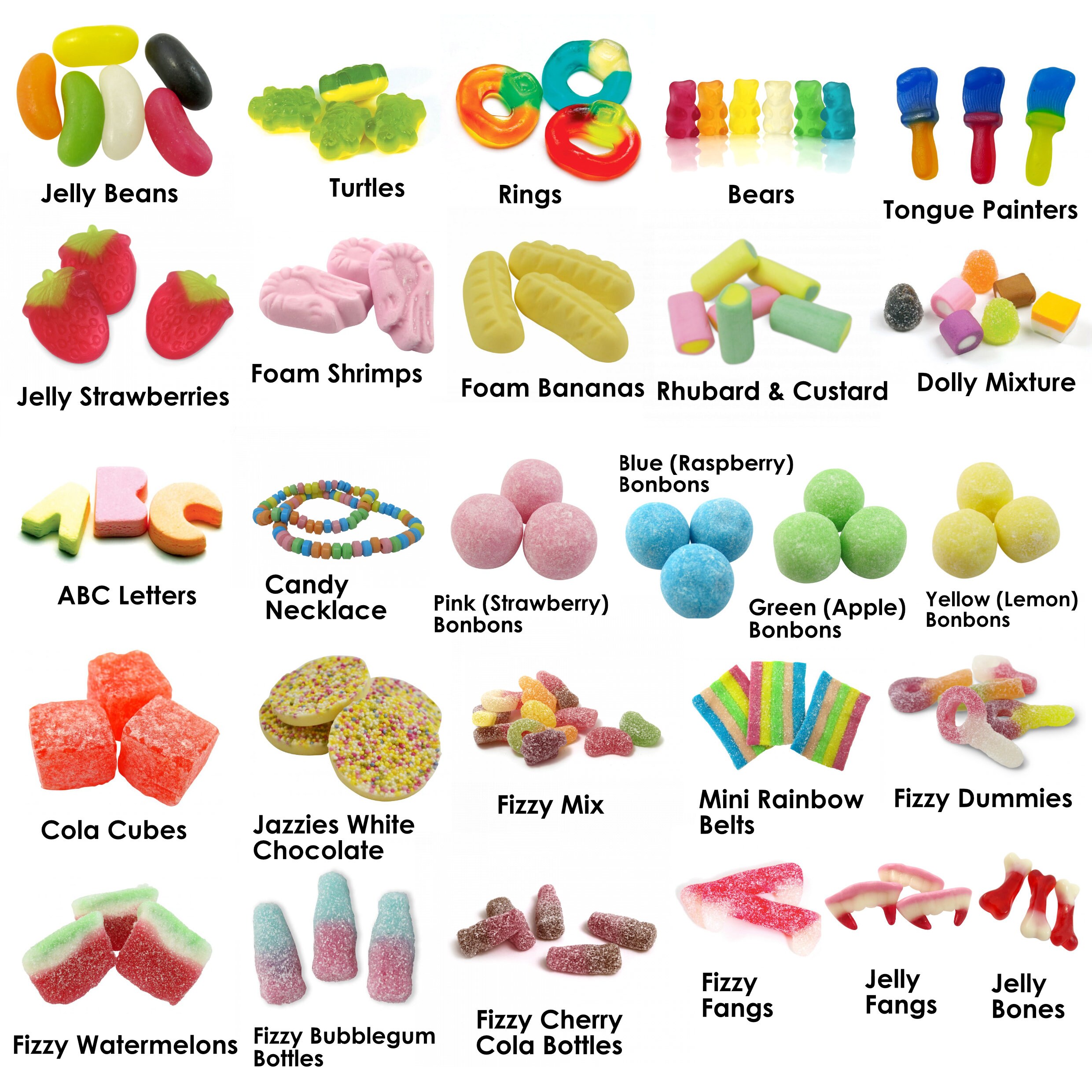 Pick N Mix Sweet Box 400G Choose Your Own High Quality Fresh Etsy UK