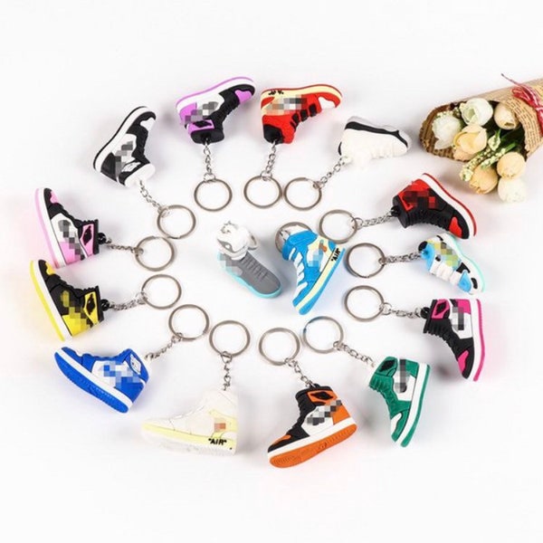 nike keychain in shoe