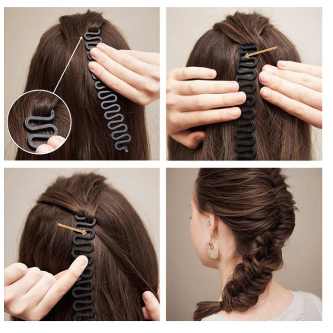 French Braid Twist Hair Tool for Easy Hairstyles - Etsy