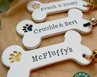 Bulk Personalised Dog Decorations | Dog Walker Gifts | Pet Business Christmas Gift