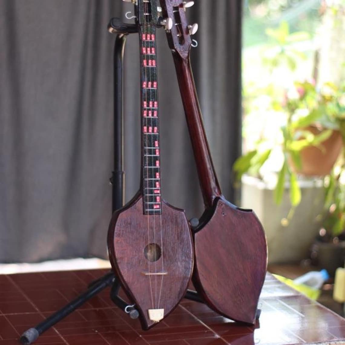 Acoustic Phin Thai Lao Guitar Traditional Musical Instrument Etsy