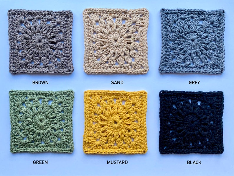 Handmade Recycled Cotton Bucket Hat Crochet / Macrame Style White / Sand / Black / Brown / Green / Mustard / Grey image 10