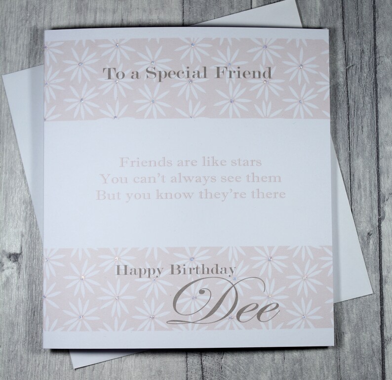 Special Friend Birthday Card for Female Friend Birthday Card - Etsy