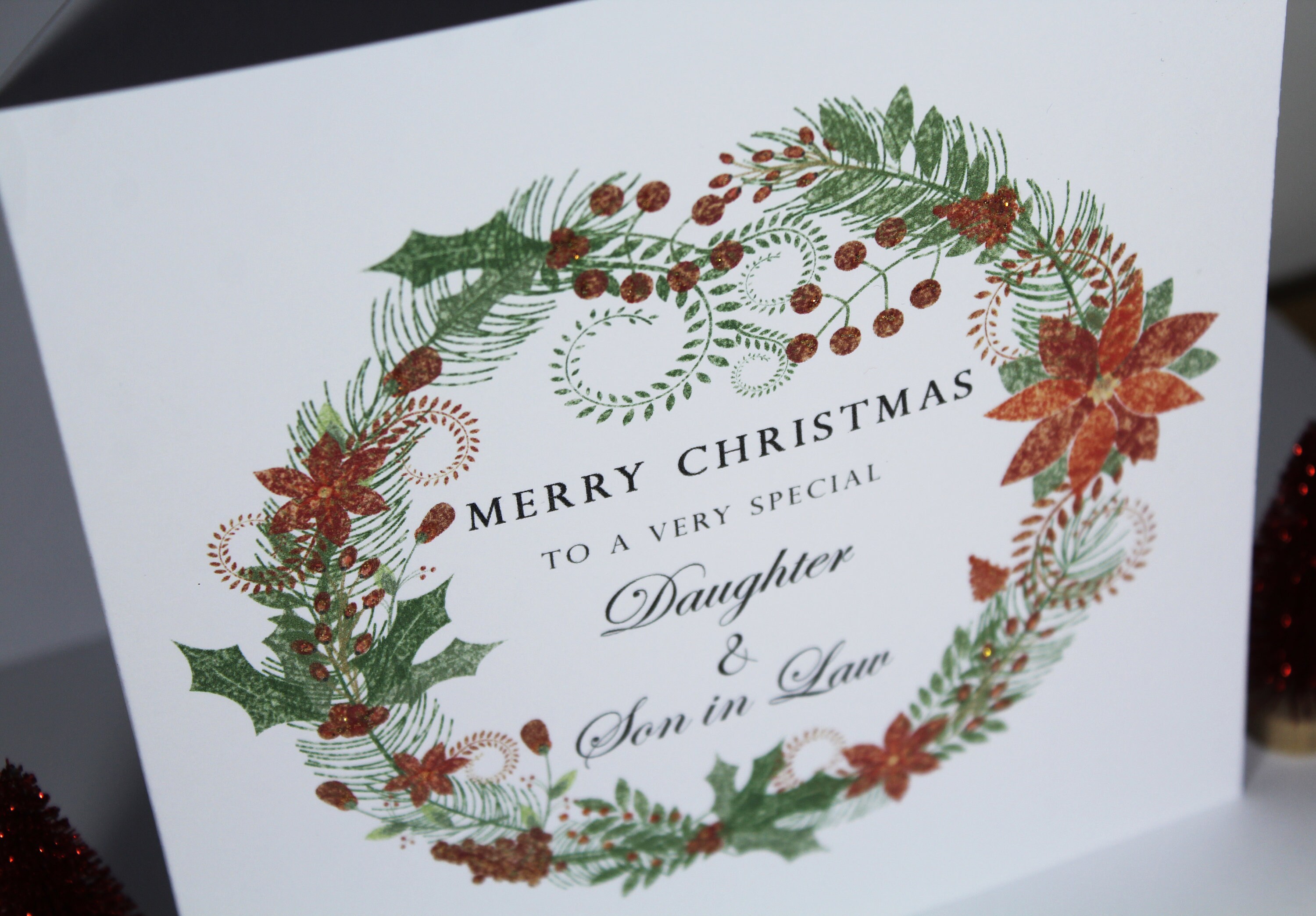 Christmas Card Son and Daughter in Law Daughter and Son in | Etsy