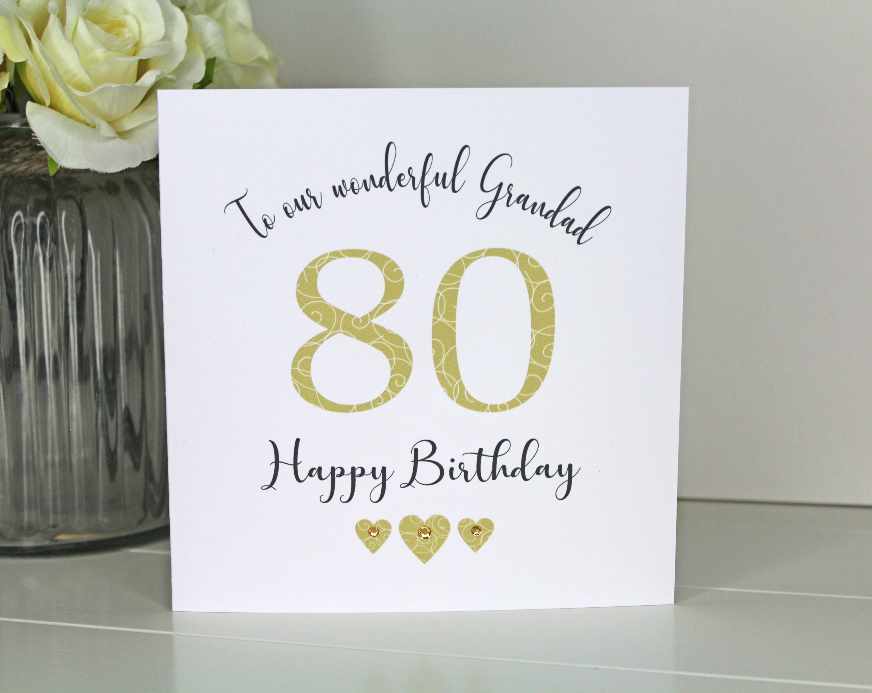 Personalised Male Birthday Card - Grandad Husband Friend Dad 60th 70th 75th 80th
