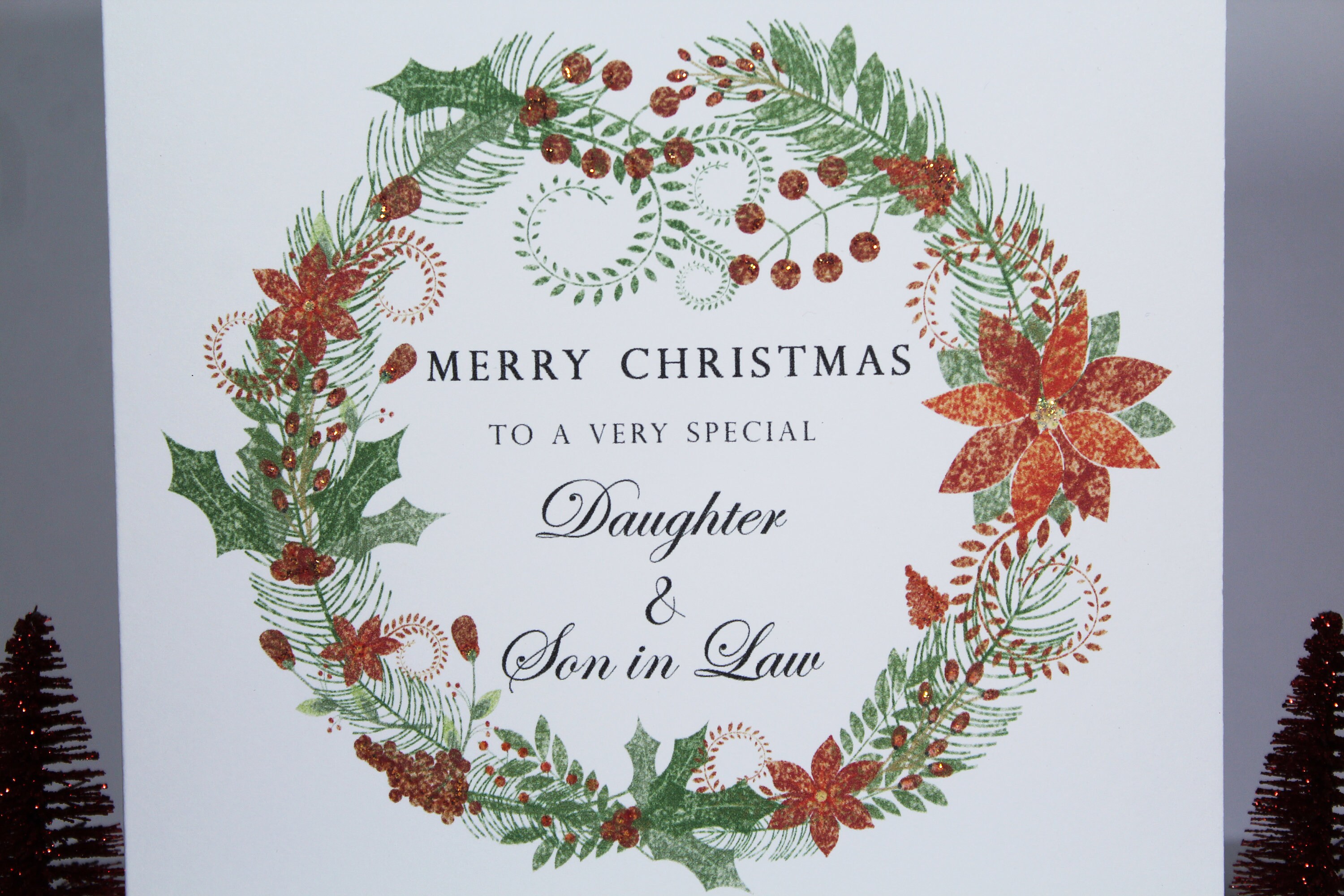 Christmas Card Son and Daughter in Law Daughter and Son in | Etsy