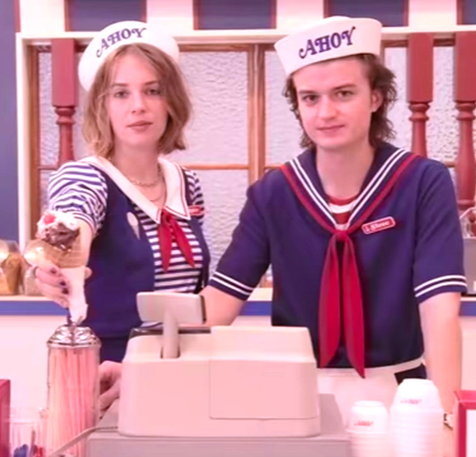 Scoops Ahoy Stranger Things Sticker Etsy