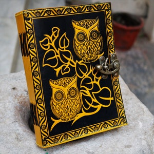 Sale 60% off  Leather Journal with lock , Leather Diary with lock, Leather Sketchbook with lock , Notebook ,Daily planner, Diary with lock