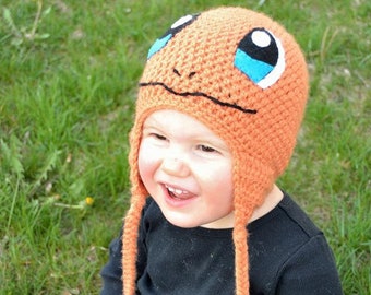 Handmade Charmander Inspired Hat