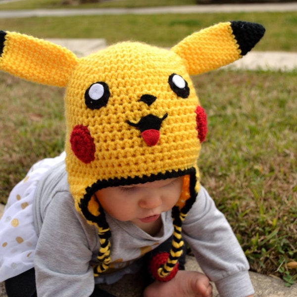 Handmade Pikachu Inspired Hat