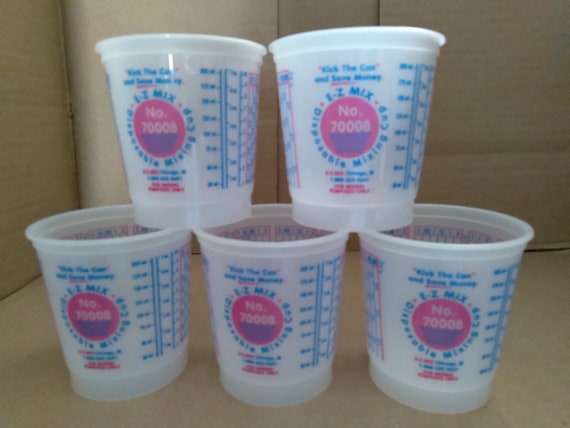 EZ Mix Plastic Cup - 8 oz. each