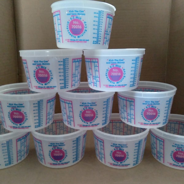 Paint Mixing Cups Etsy