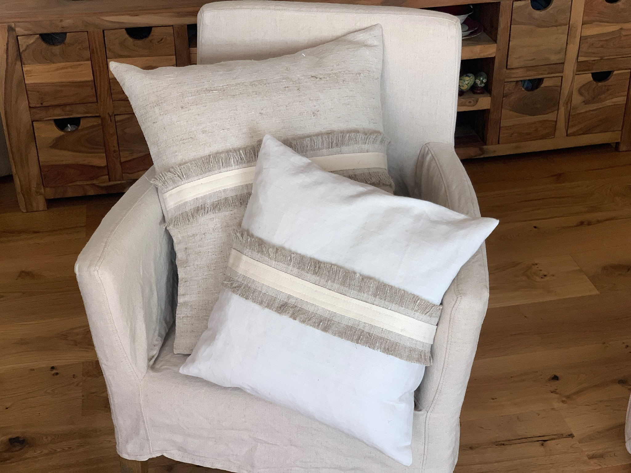 Kissen Landhausstil Beige