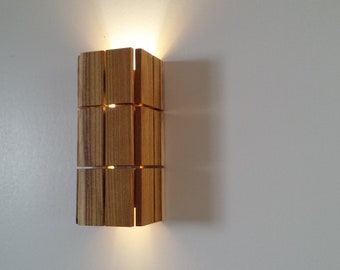 mulberry wood wall lamp