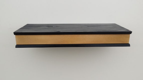 Mensola in legno con cassetto nascosto e serratura magnetica -  Italia